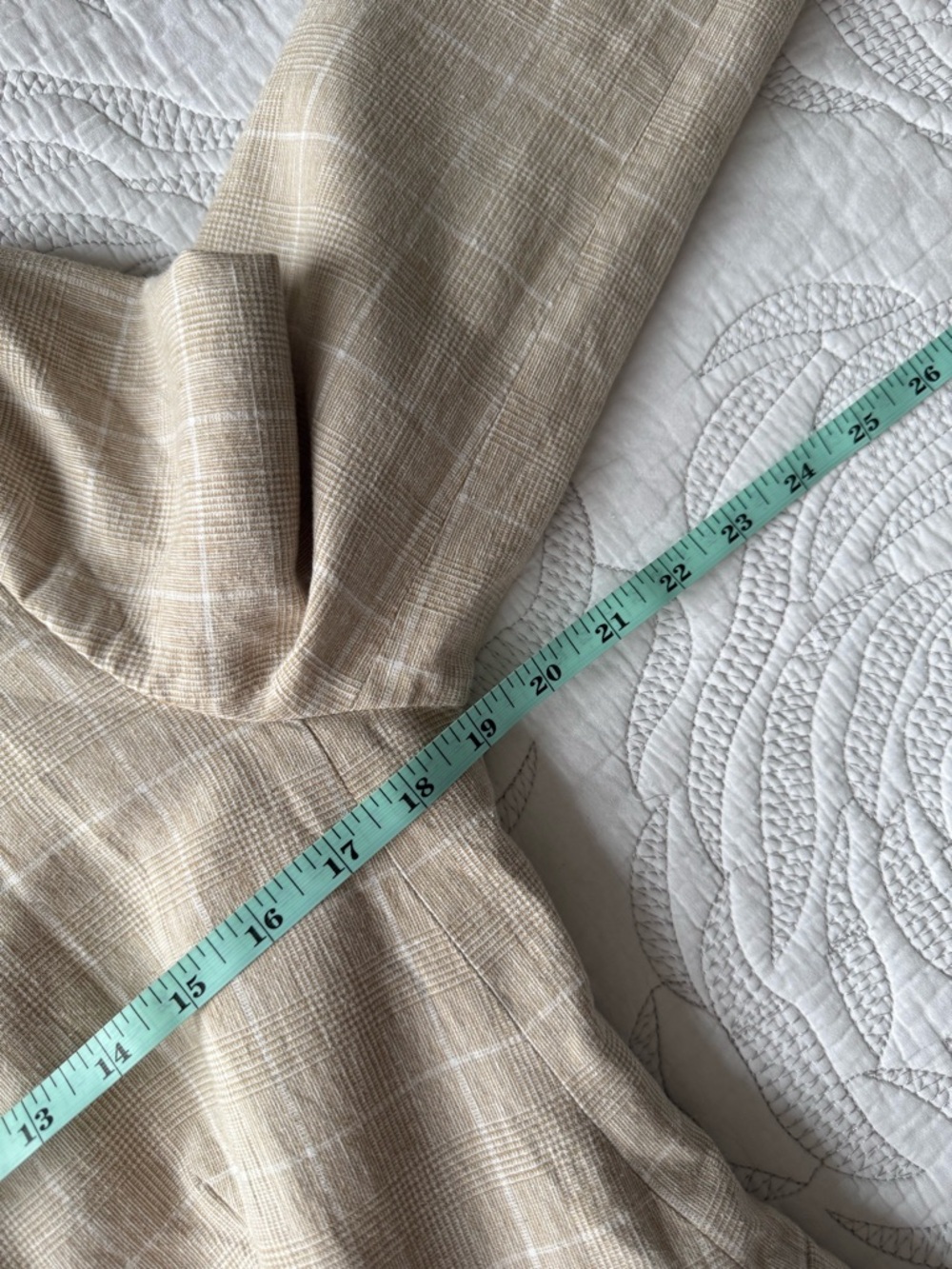 Madewell - The Slim Blazer in Plaid - Sesame Maeve Glen Plaid - Picture 13 of 14